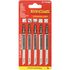 T-shank Jigsaw Blade Reverse Tooth 2.5mm 10tpi 100mm Wood 5pc